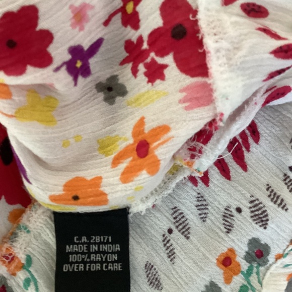 NWOT multicolour Papa Vancouver sleeveless top size L - Picture 4 of 8